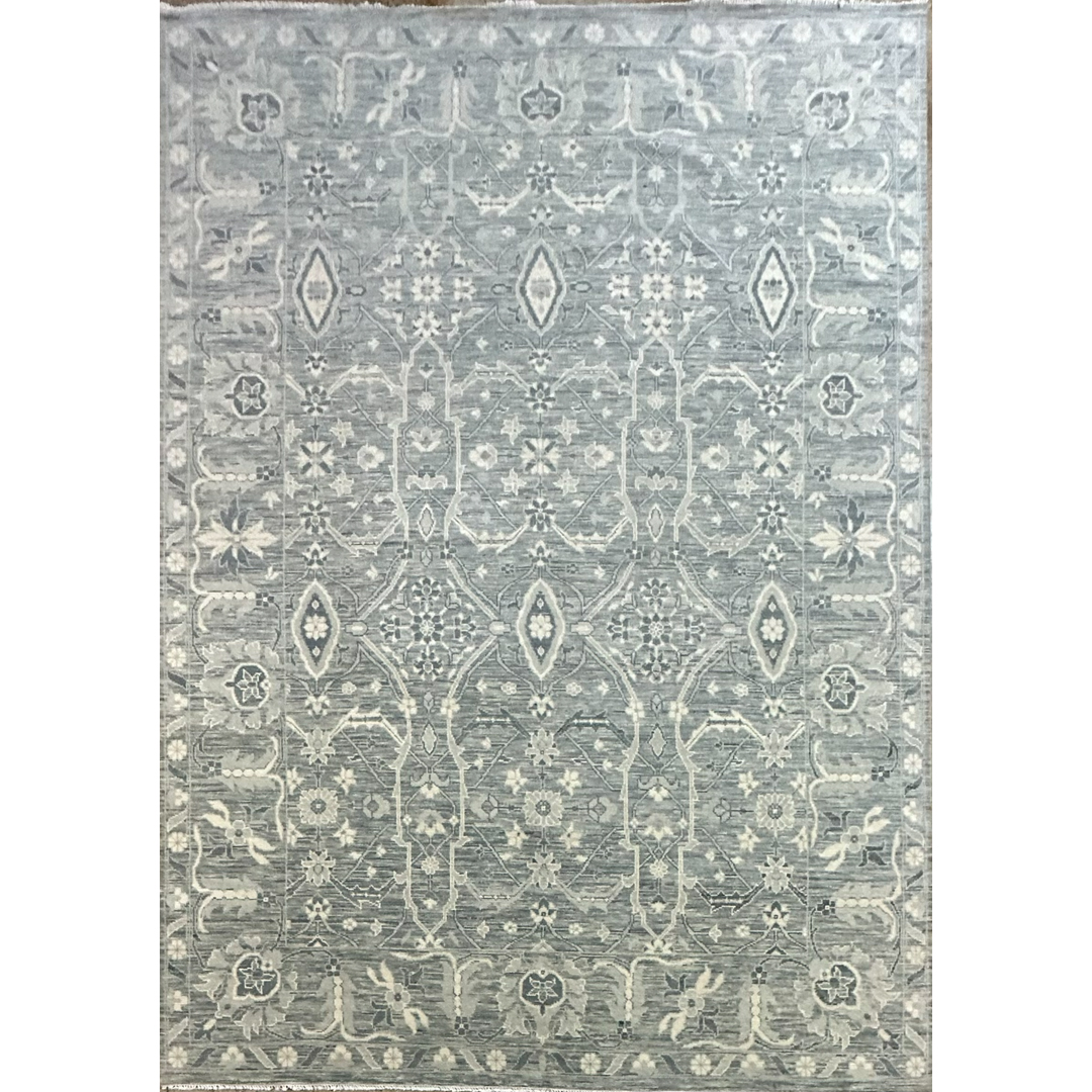Terrific Transitional - Turkish Oushak Design Rug - 10' x 14'2" ft.