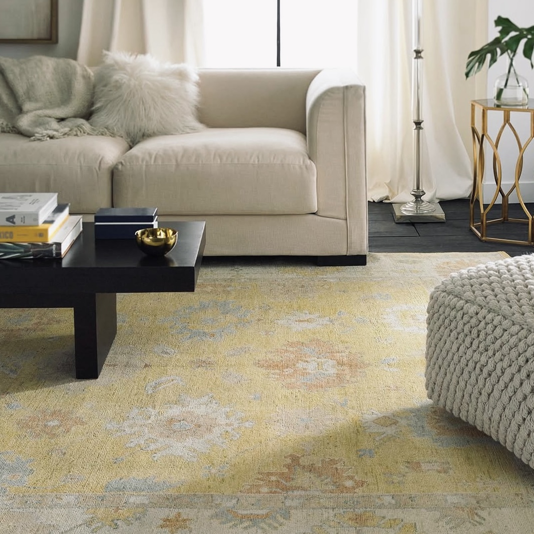 kalaty transitional oushak rugs yellow