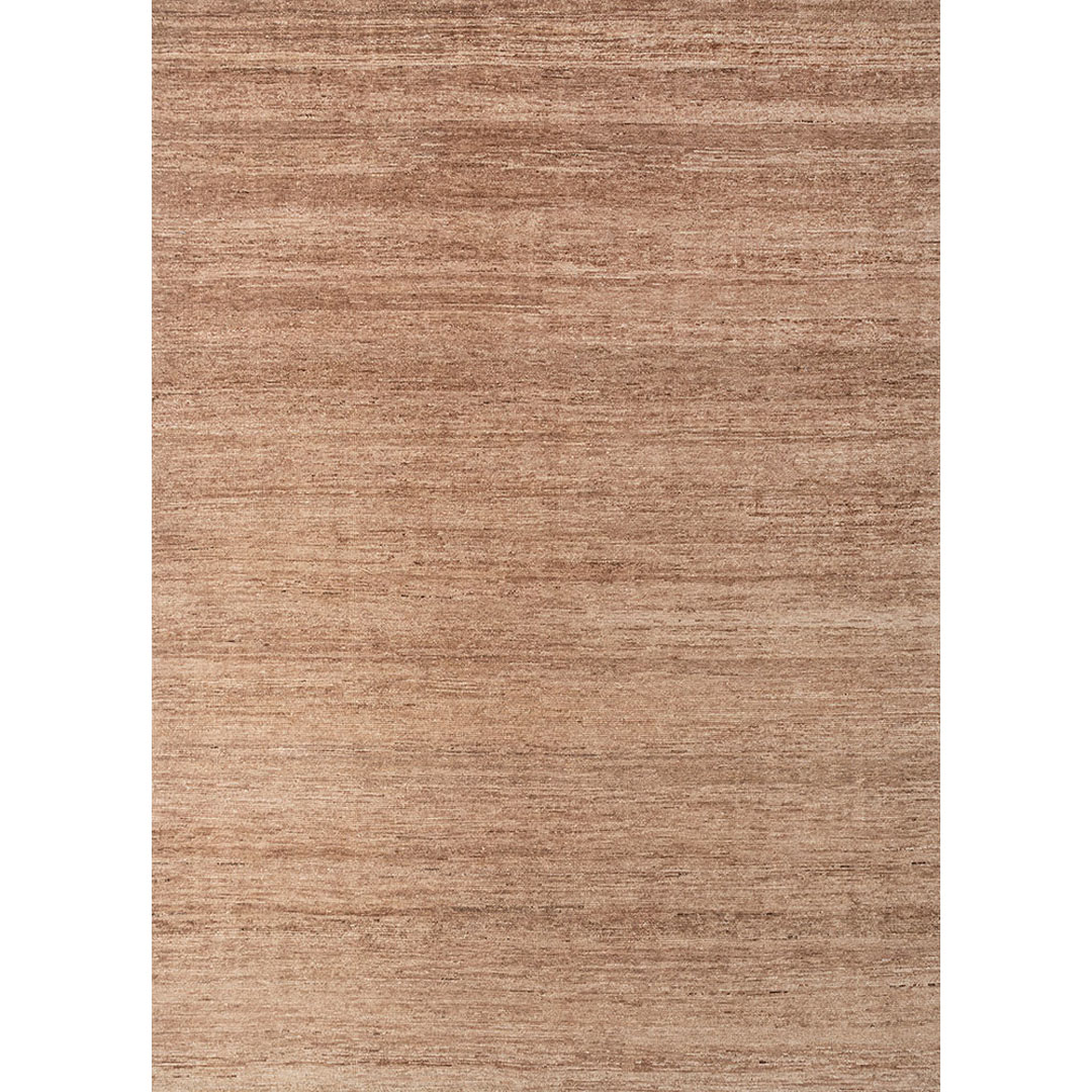 Modern Minimalism - Indian Brown Area Rug - 12'2" x 14'11" ft.