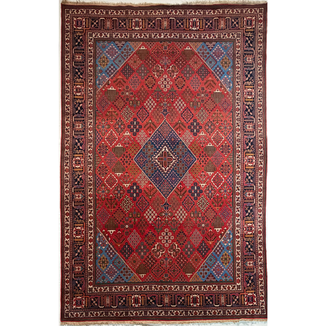 Majestic Meymeh – Fine Vintage Persian Josheghan Rug – 7'9" x 12' ft.