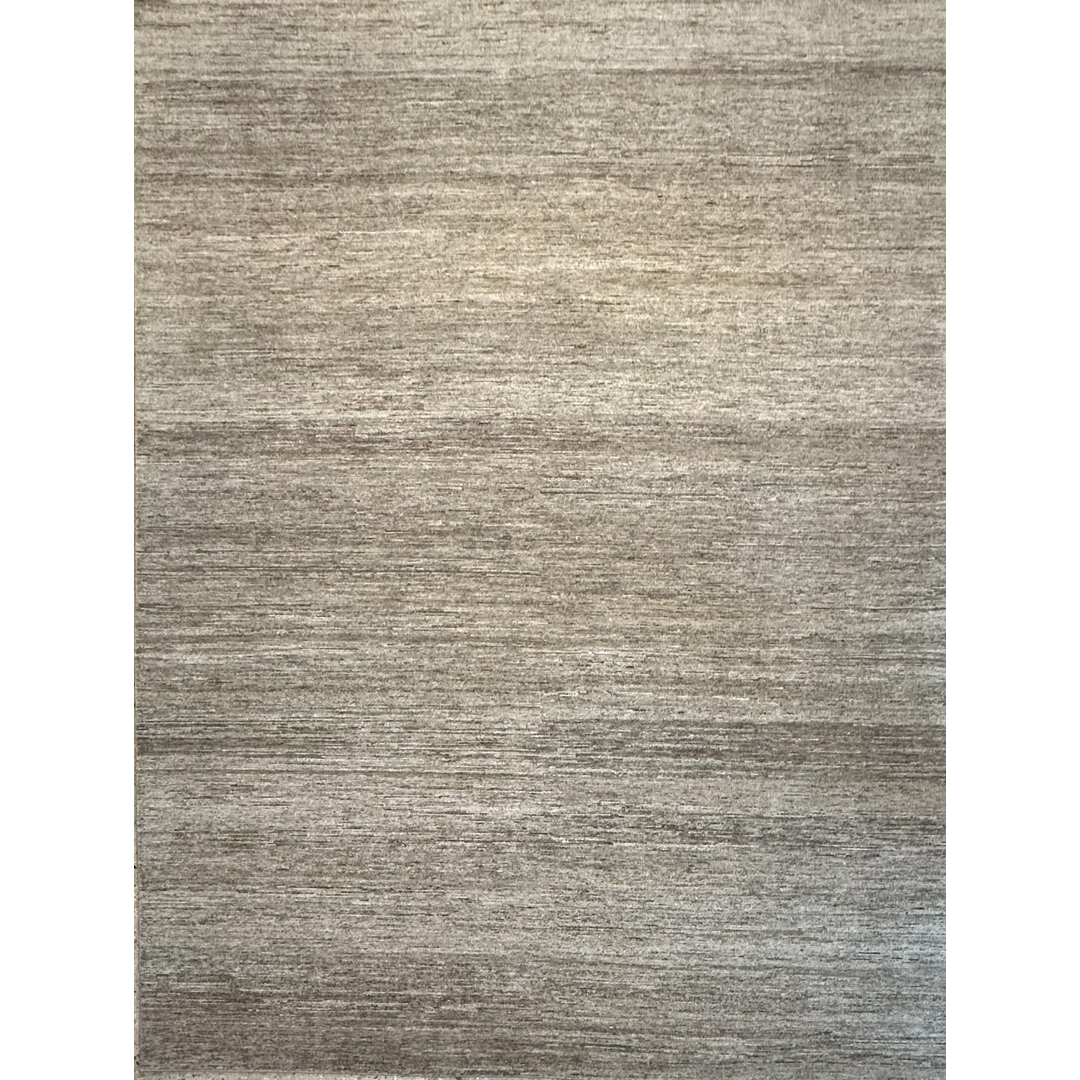 Sophisticated Striations - Modern Wheat Area Rug – 9'2" x 12'0" ft.