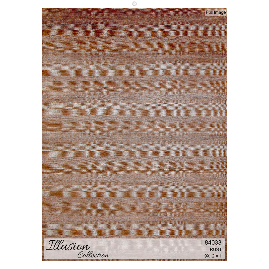Gorgeous Grass Design - Illusion Collection Modern Rug - 9'1" x 12'1" ft.
