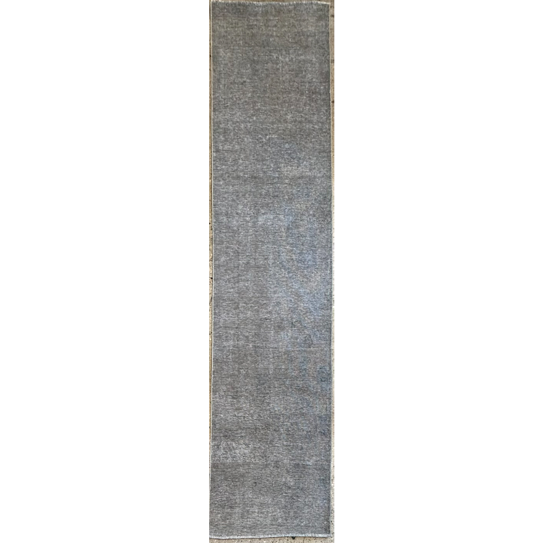 Delightfully Distressed - Vintage Persian Distressed Tabriz wool runner 2.8 x 12.1 ft.