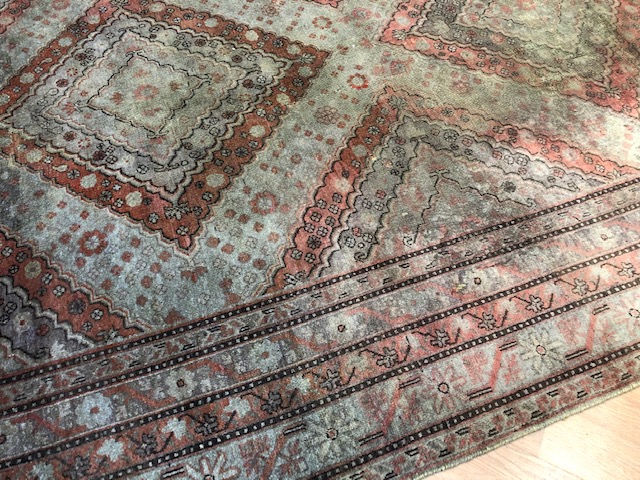 Sincere Samarkand - 1900s Antique Khotan Rug from East Turkistan - 6'10" x 13'3" ft.