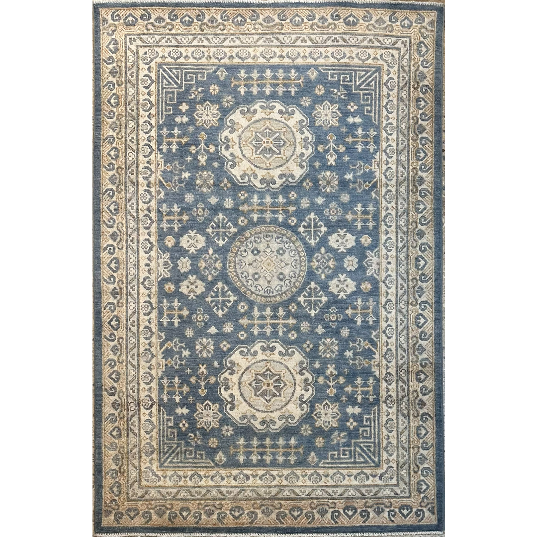 Amazing Afghan - Transitional Khotan Design Rug – 3'10" x 6'0" ft.