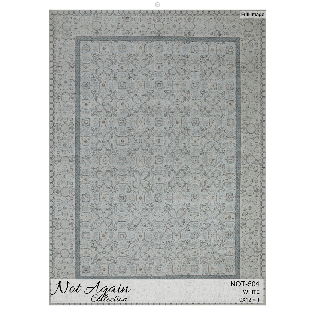 Lightly Latticed - Not Again Collection Area Rug (NOT-504) – 9'1" x 12'1" ft.