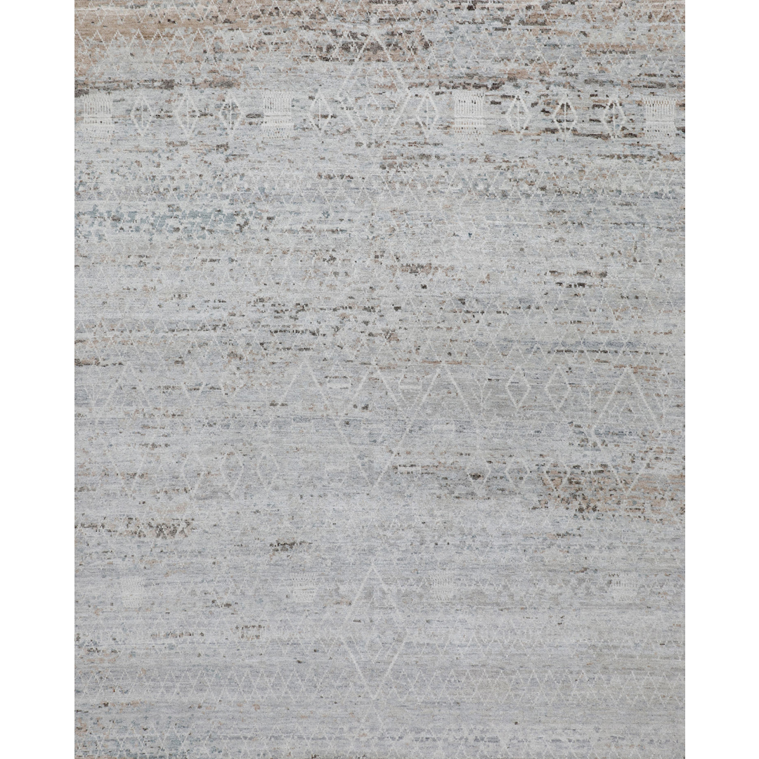 Silver Serenity - New Tribe Collection Area Rug – 8'2" x 9'11" ft.