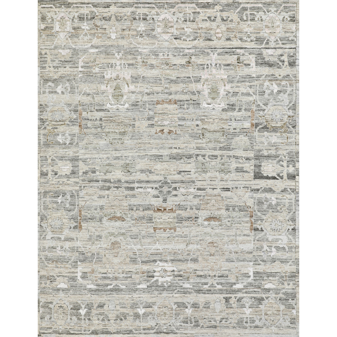 Soft Symmetry - Modern Oushak Area Rug – 10'1" x 14'1" ft.