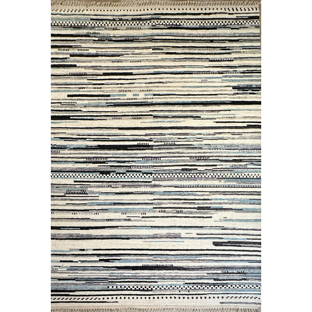 Modern Afghan Moroccan-Style Area Rug – 10'2" x 14'2" ft.