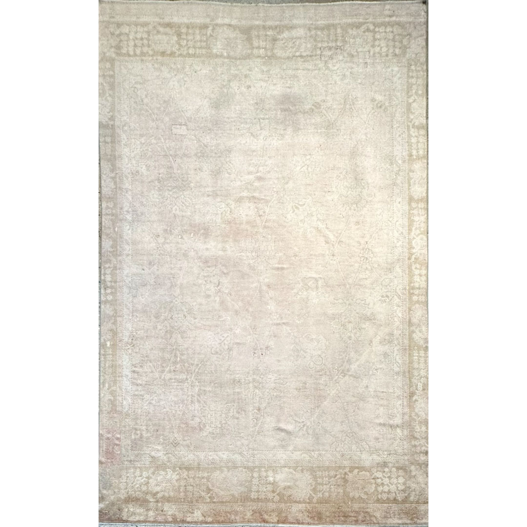 Authentic Anatolian – Antique Hand-Knotted Turkish Oushak Rug – 10’ x 16’4″ ft.