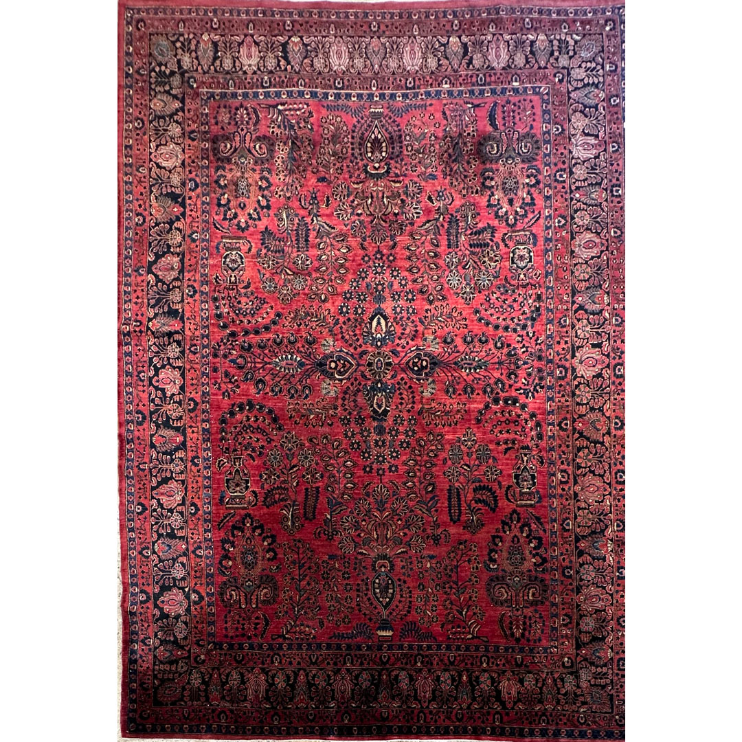 Stunning Sarouk - Antique Persian Rug - Circa 1920's - 10'4" x 14'4" ft.
