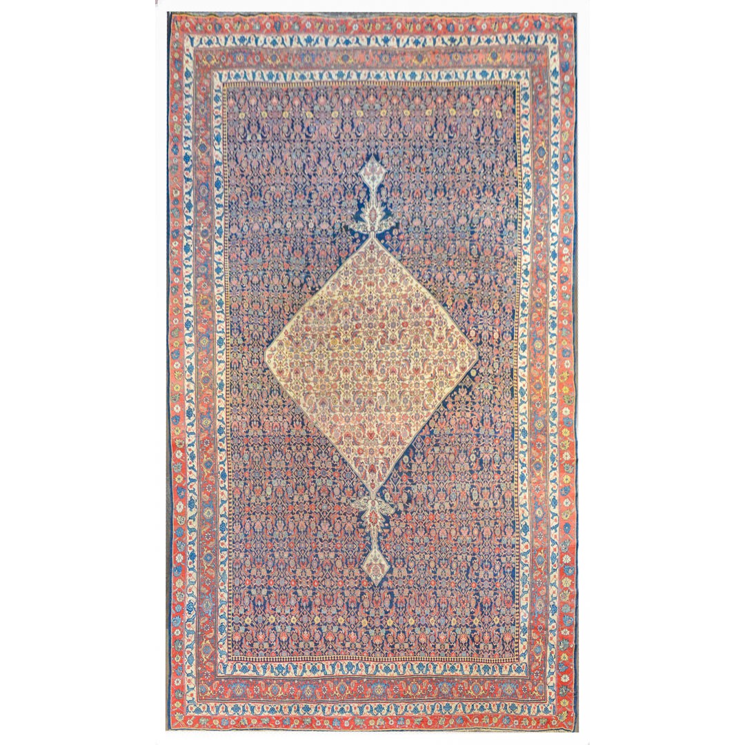 Breathtaking Bidjar – Antique Persian Garrus Rug – 12’6″ x 21’6″ ft.