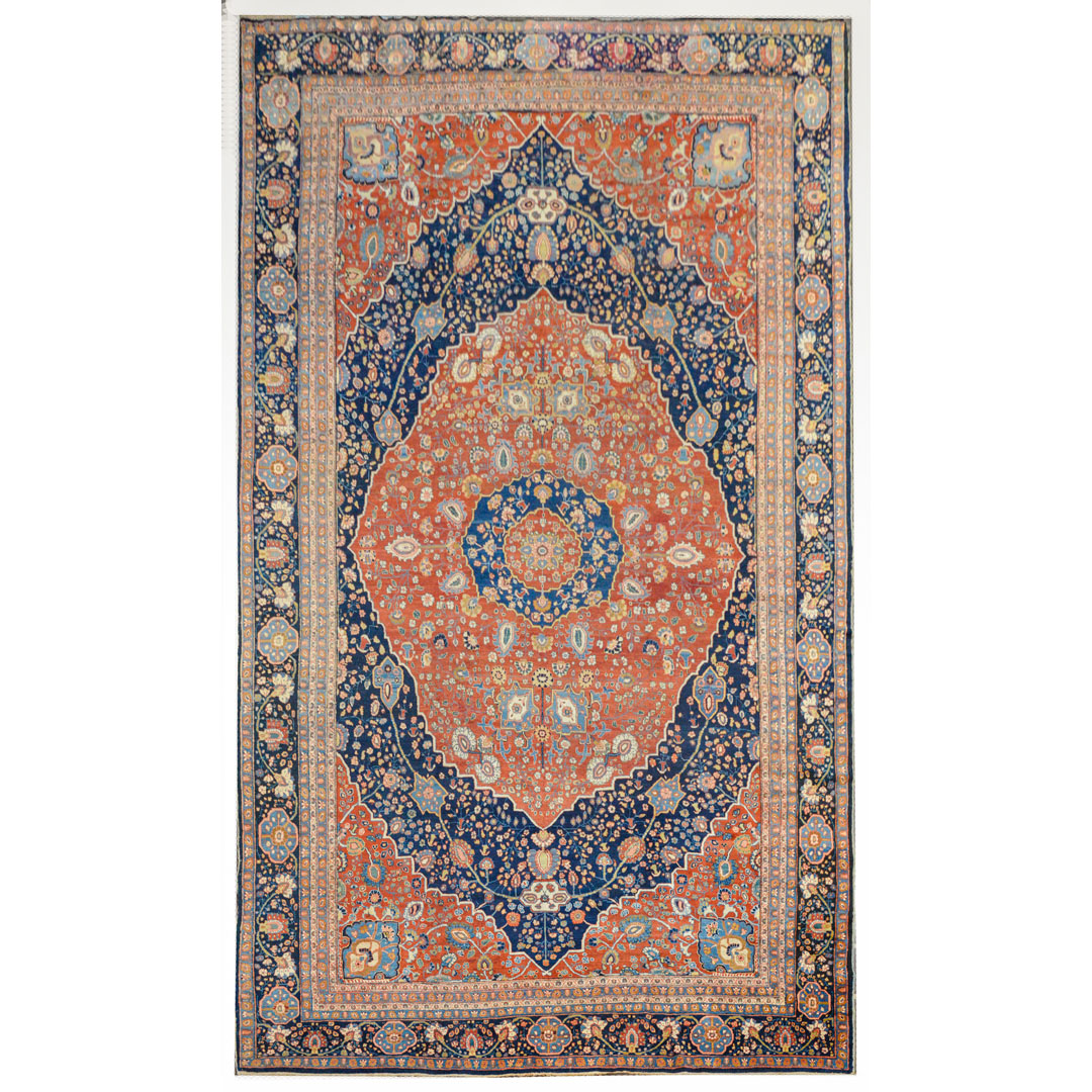 Treasured Tabriz – Antique Persian Wool Rug – 10’7″ x 18’0″ ft.