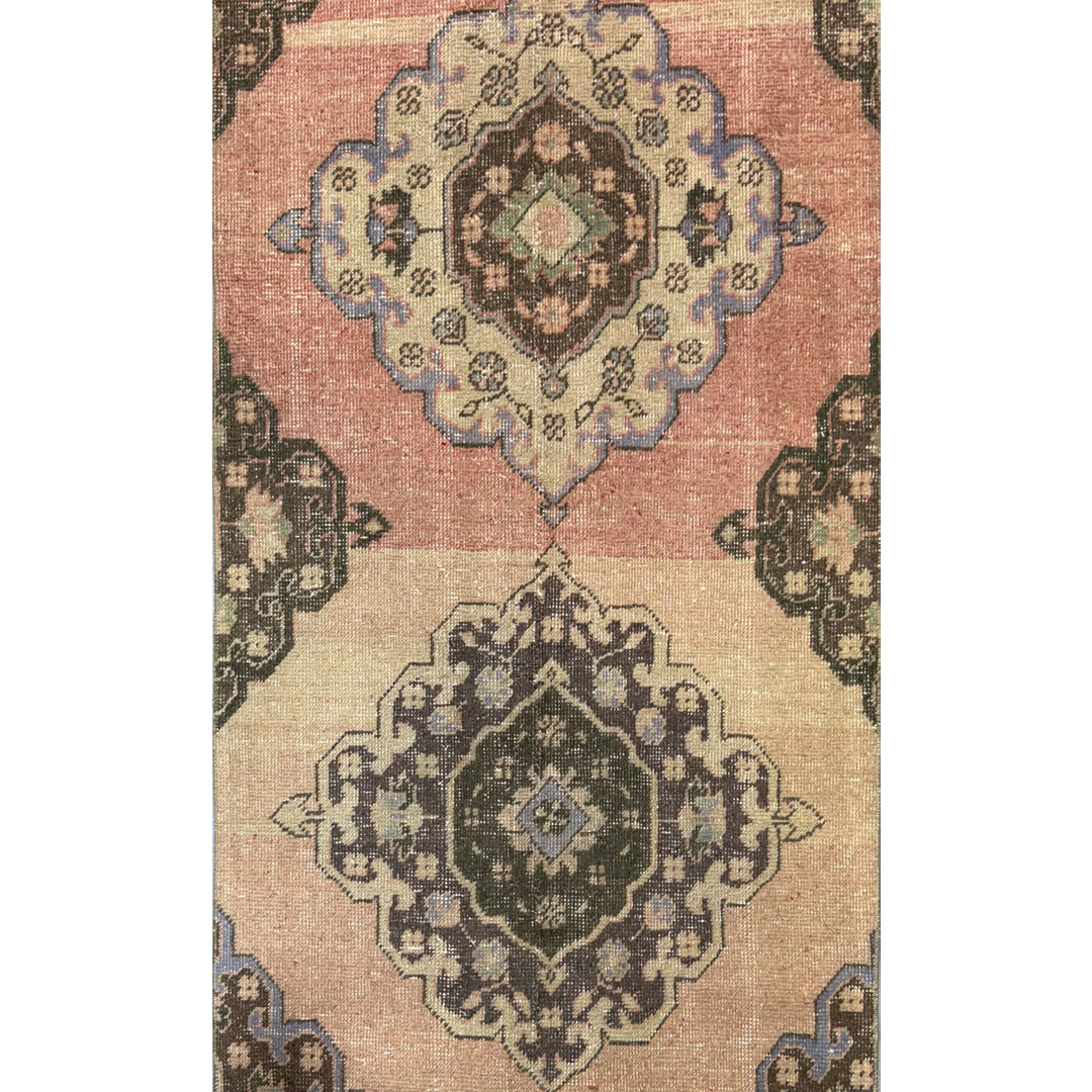 Apricot Anatolian – Vintage Turkish Oushak Runner – 2'6" x 12'8" ft.