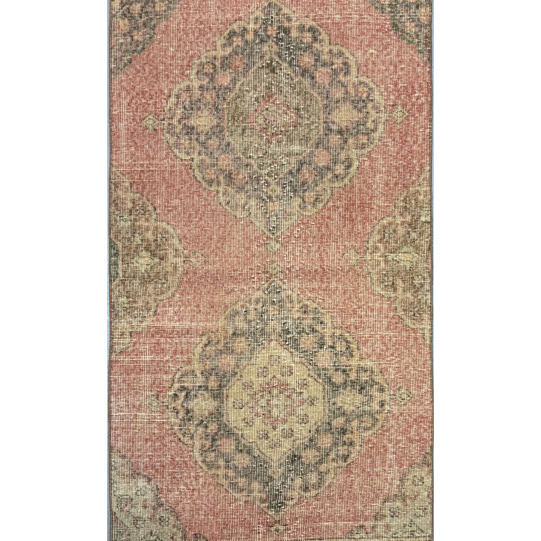 Alluring Anatolian – Vintage Turkish Oushak Runner – 2’6″ x 12’3″ ft.