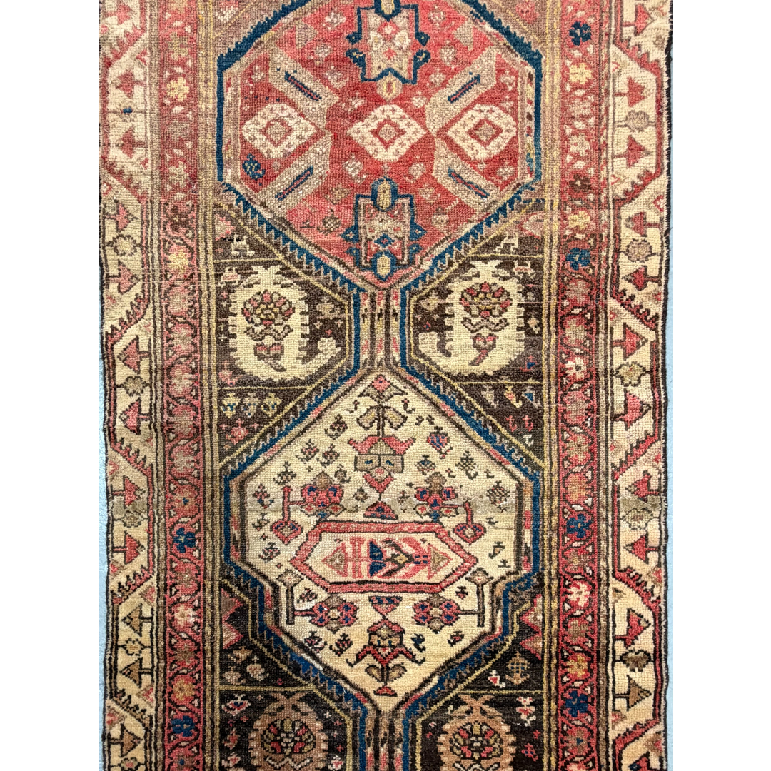 Magnificent Malayer – Vintage Persian Runner Circa 1940s – 3'2" x 10'10" ft.