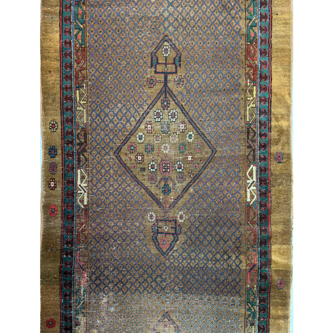 Striking Serab – Vintage Persian Wool Runner – 3'6" x 16'2" ft.