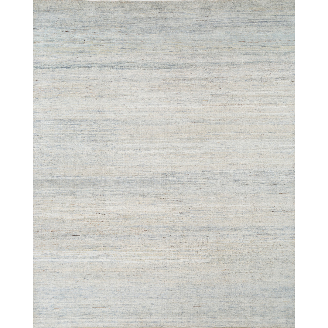 Minimalist Mist – Modern Wool Carpet – 9’11” x 13’11” ft.
