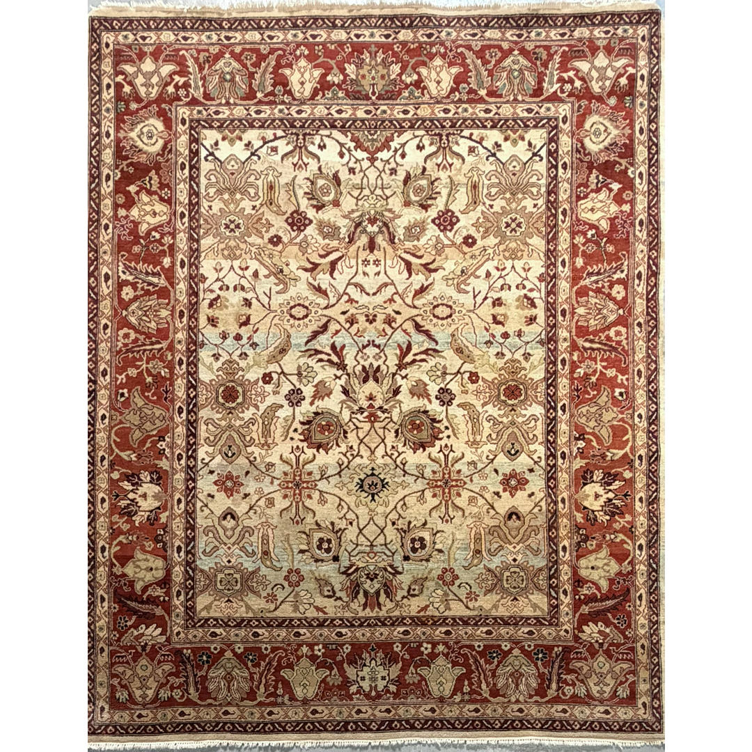 Alluring Agra – Transitional Indian Rug – 8' x 10' ft.