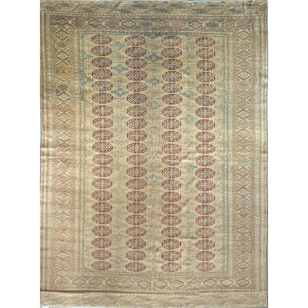 Beautiful Bokhara – Antique Turkaman Area Rug – 7'5" x 10'3" ft.