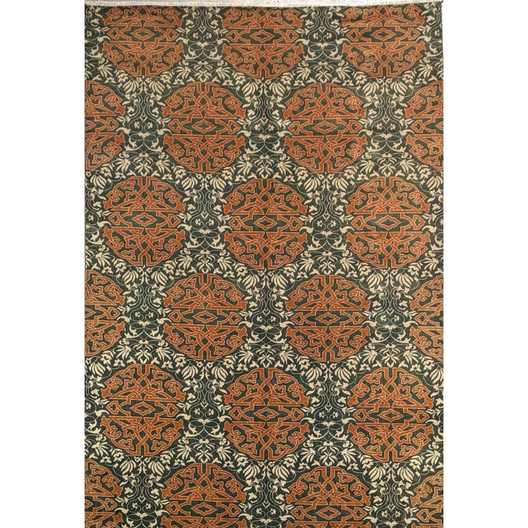 Alluring Anatolian – Vintage Turkish Wool Area Rug – 6'6" x 9'6" ft.