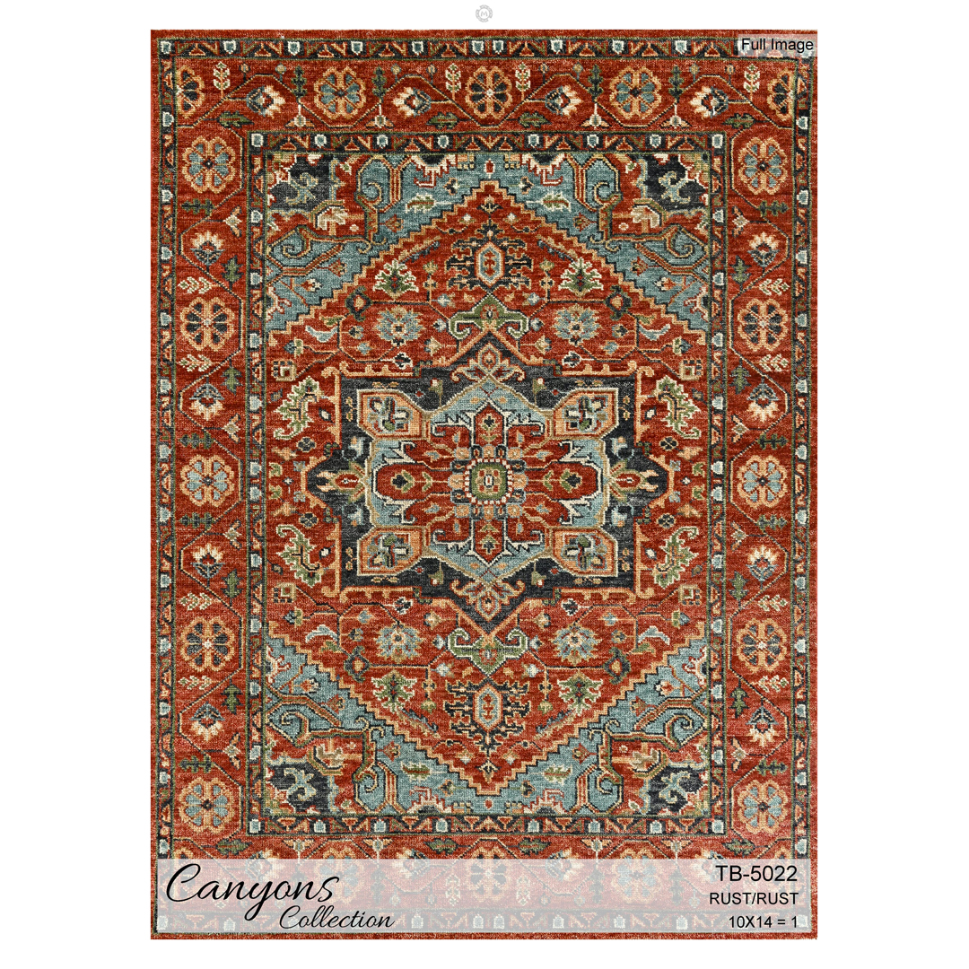 Majestic Mahal – Fine Canyons Wool Area Rug – 10'0" x 13'9" ft.