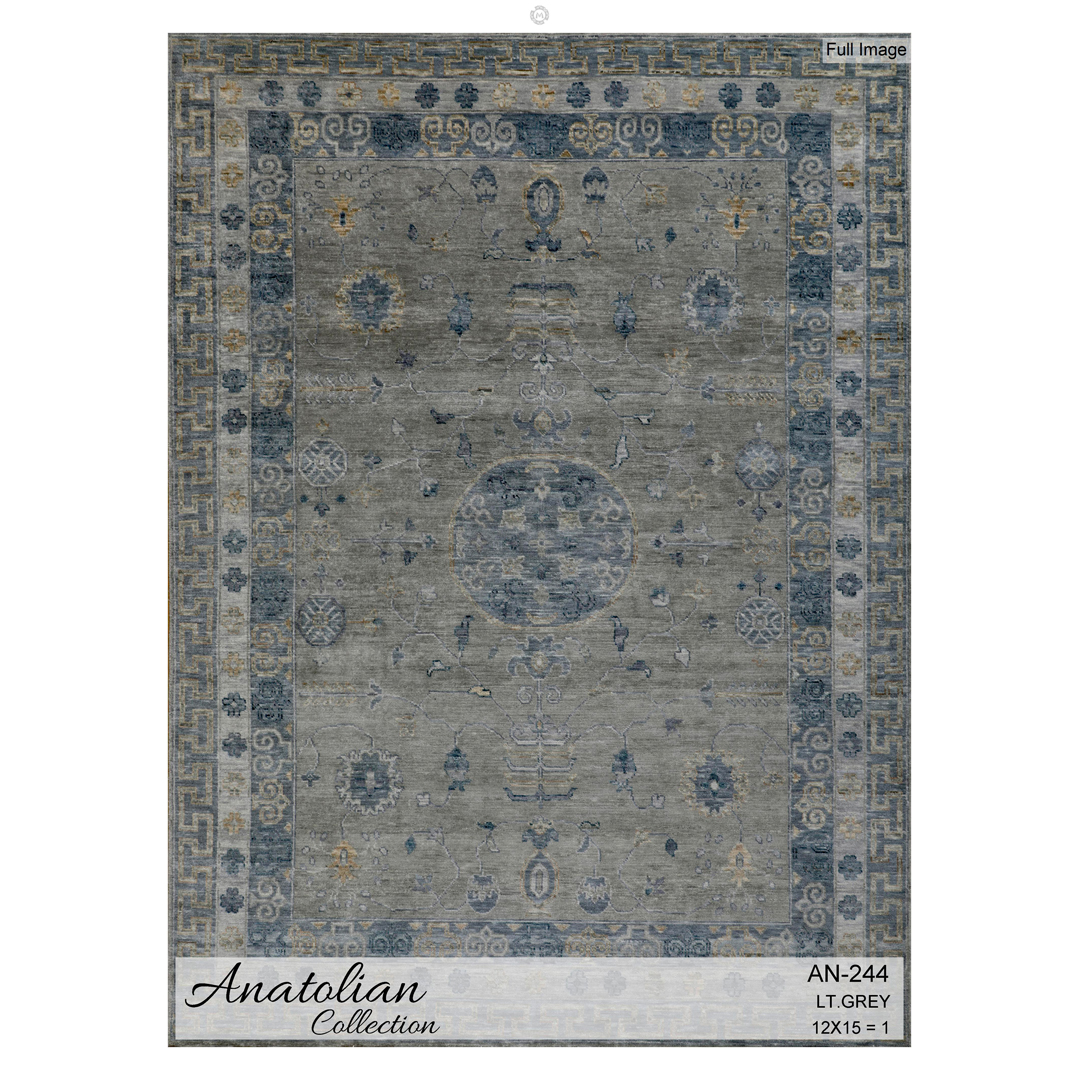 Atmospheric Anatolian – Transitional Area Rug – 12'1" x 15'0" ft.