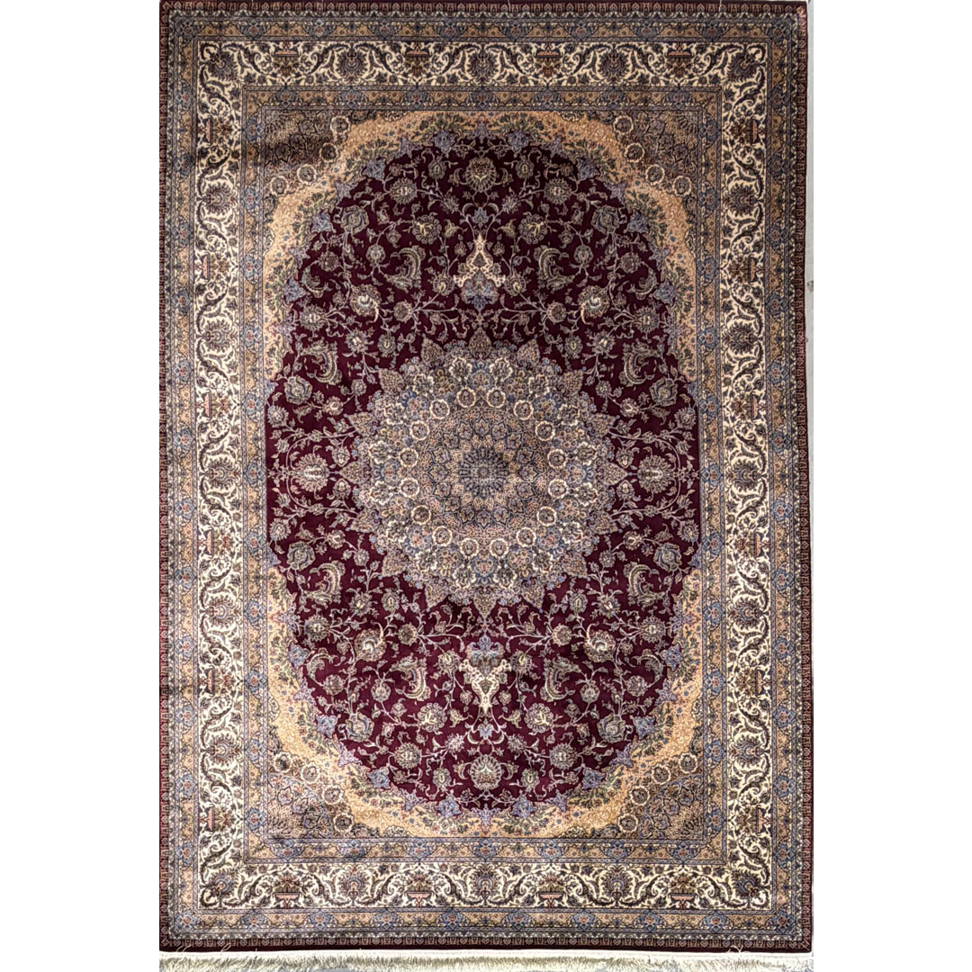 Imperial Isfahan – Turkish Isfahan Area Rug – 6'7" x 9'6" ft.