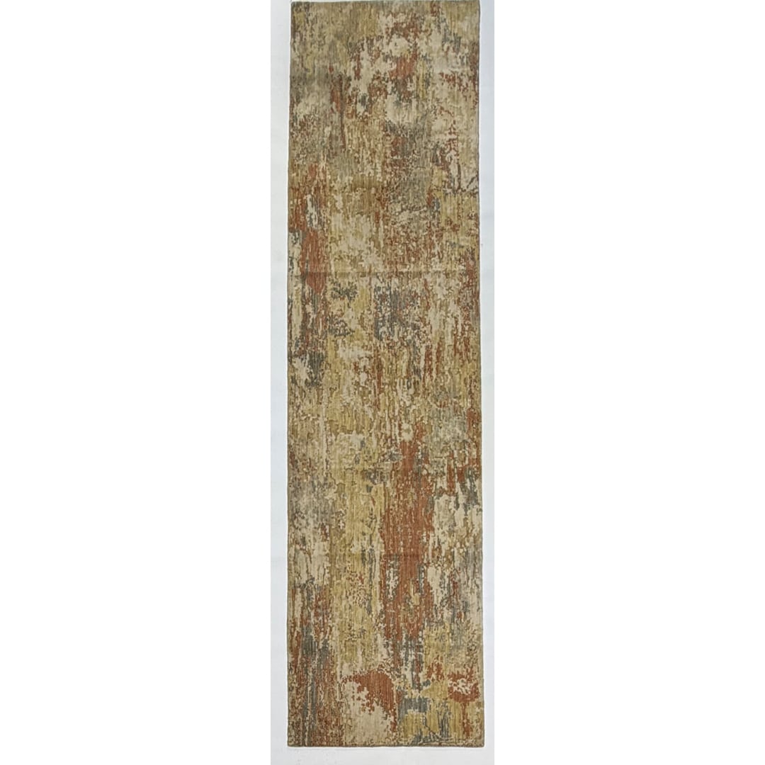 Modern Kalaty Ventura – Fine Wool Clay Runner – 2'6'' x 10'0'' ft.