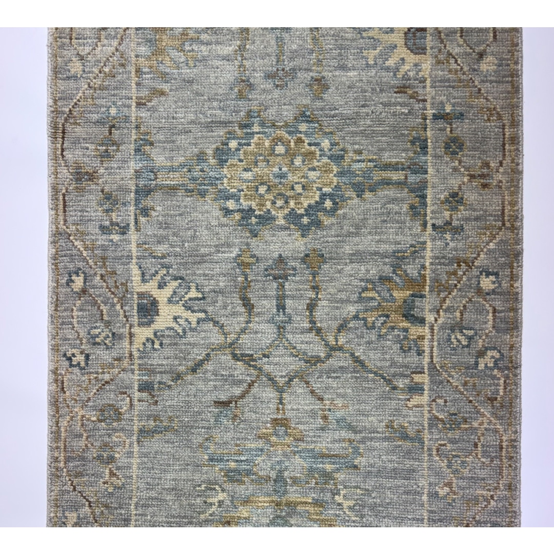 Floral Indian Anatolian – Fine Wool Runner – 3'1'' x 8'4'' ft.