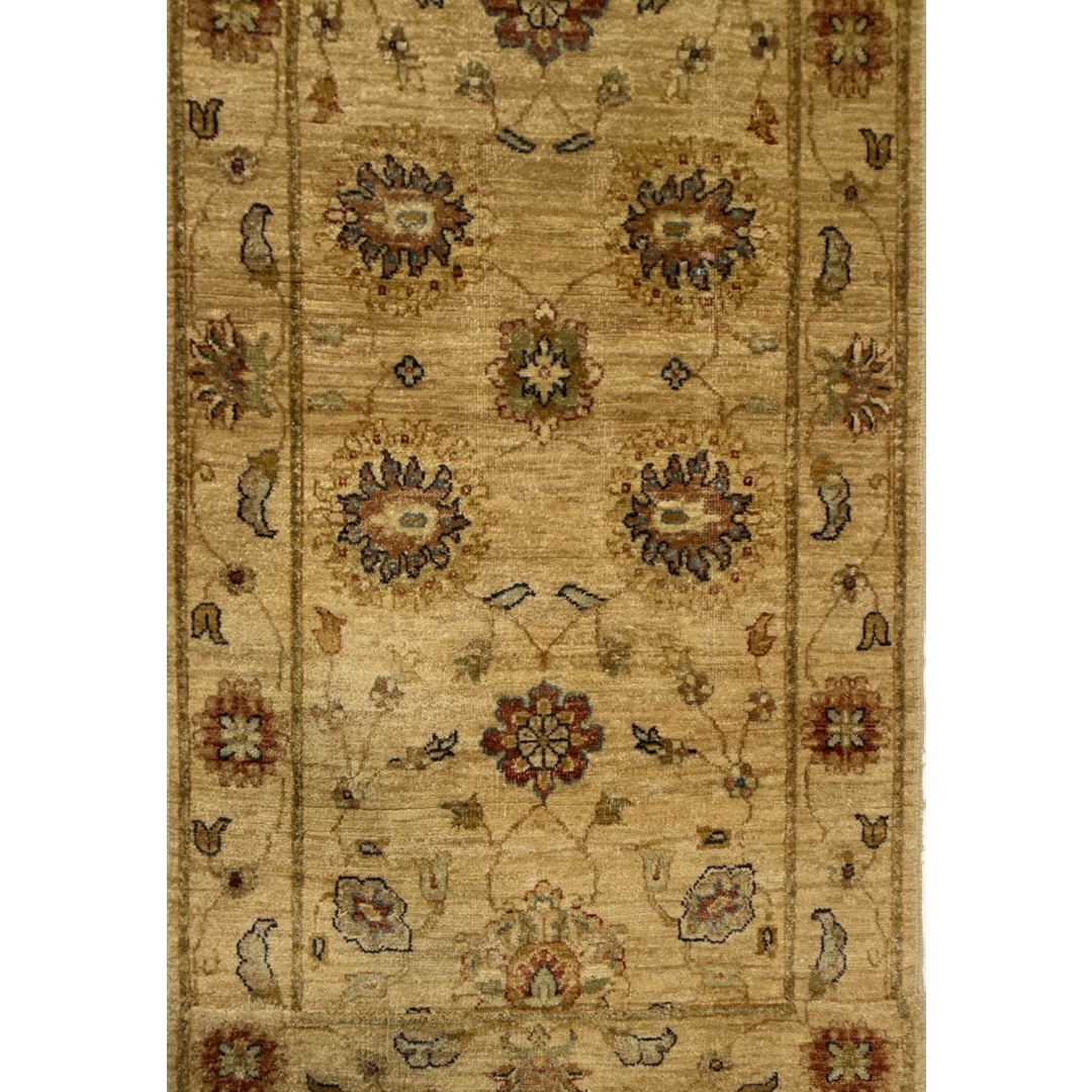 Pristine Peshawar – Indian Oushak Design Runner – 2'7'' x 16'3'' ft.