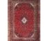 Radiant Ruby distressed vintage Kashan rug, original catalog view