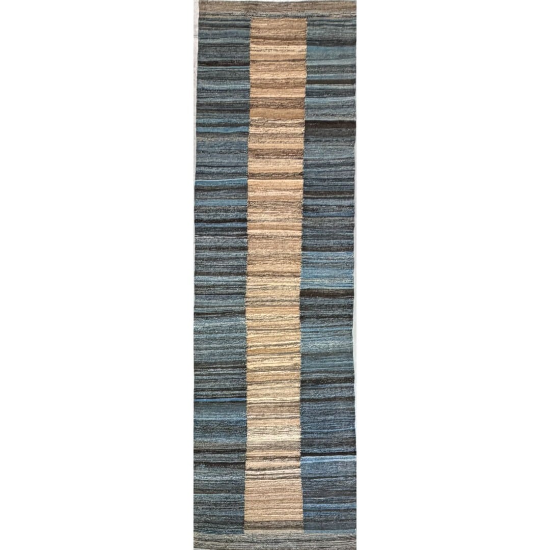 Fantastic Flatweave modern Afghan kilim runner, full catalog view