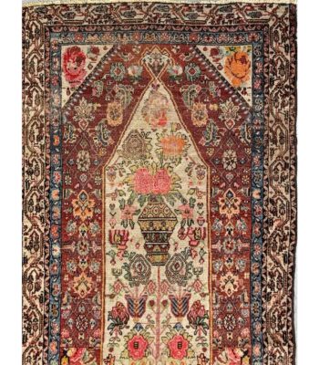 Splendid Shalamzar – 1900s Antique Persian Bakhtiari Runner – 3' x 11'6" ft.